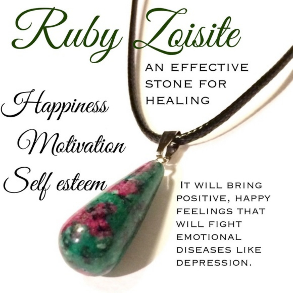 NEW Ruby Zoisite Energy Necklace